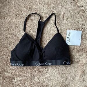 Calvin Klein Black Bralette